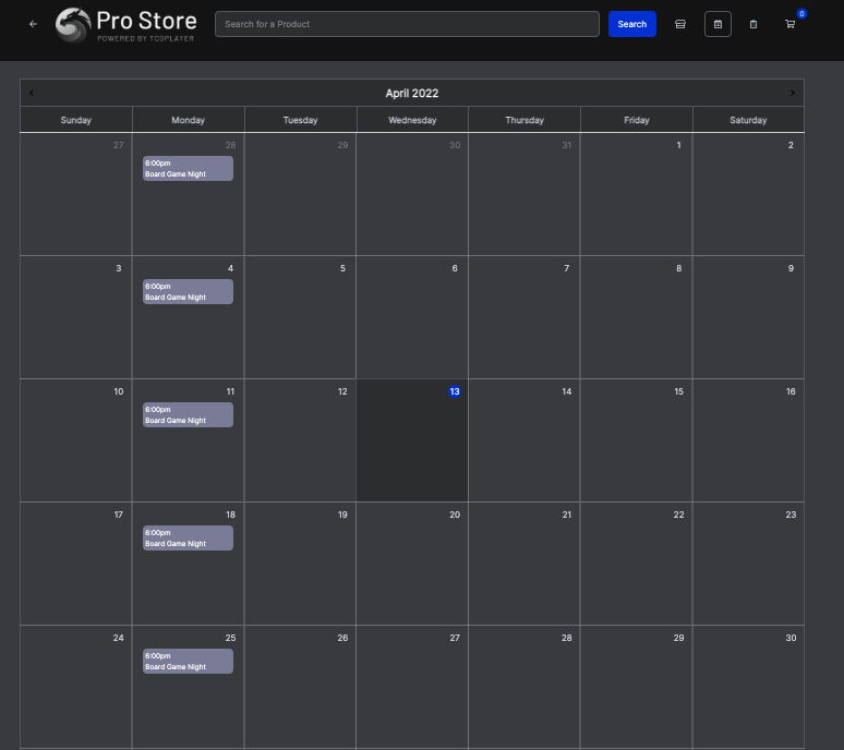 How do I display my store's Google Calendar on my kiosk?